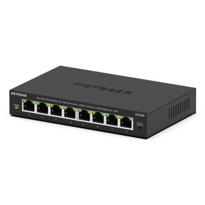Switch Netgear GS308E-400EUS 8p  Unmanaged Gigabit