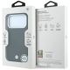 8. Etui BMW Sign Inclined Deboss Letters MagSafe na iPhone 18 Pro Max / 17 Pro Max - czarne
