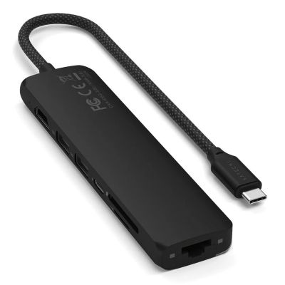6. Satechi ST-P7SK huby i koncentratory USB Type-C 10000 Mbit/s Czarny