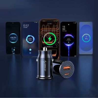 6. Ładowarka samochodowa ORICO PowerMini 30W 1A1C Fast Car Charger