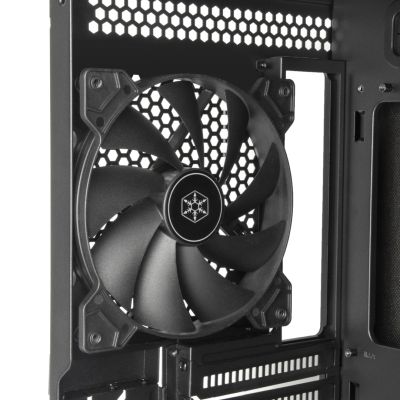 9. Obudowa SilverStone SST-SED1-B Seta D1 Midi-Tower - juodas