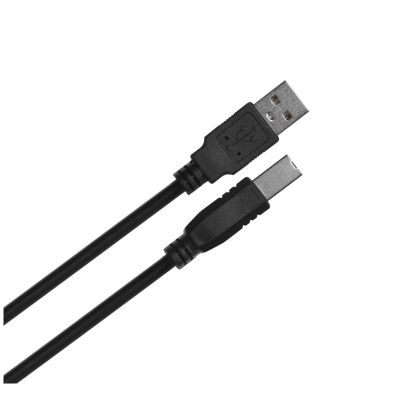 6. LANBERG KABEL USB-A -> USB-B M/M 1M (FERRYT, CZARNY) CA-USBA-11CC-0010-BK