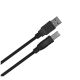 6. LANBERG KABEL USB-A -> USB-B M/M 1M (FERRYT, CZARNY) CA-USBA-11CC-0010-BK