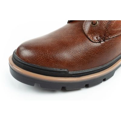 15. Wrangler Nevada buty męskie sztyblety trzewiki eleganckie modne sznurowane brązowe