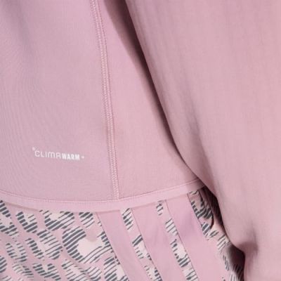 9. Bluza damska adidas TERREX Xperior CLIMAWARM+ Ventknit Fleece Hooded Jacket - magic mauve rozmiar: m
