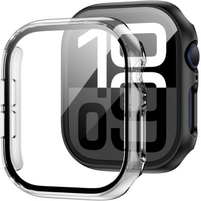 Etui ze szkłem hartowanym Tech-Protect Defense360 na Apple Watch 10 (42 mm) - przezroczyste