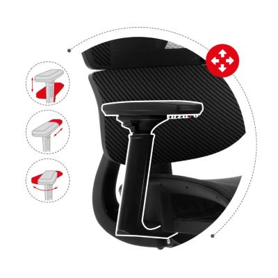 10. Fotel gamingowy Huzaro Combat 8.0 Carbon