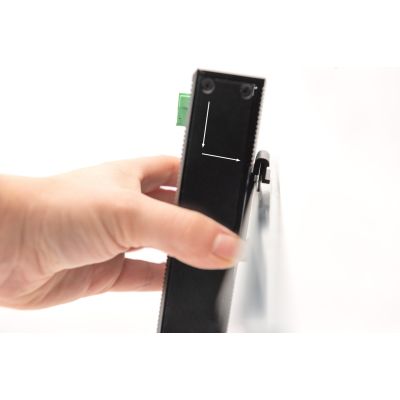 30. Switch Ethernet Gigabit 8-portowy, montaż DIN, rozszerzony zakres temp.