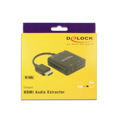 4. DeLOCK 63276 adapter kablowy HDMI Typu A (Standard) Czarny