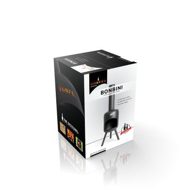 10. Kominek ogrodowy Bonfeu Bonbini czarny 2901