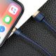 9. Kabel Baseus Cafule USB-A / Lightning 2.4A QC 3.0 1 m - niebiesko-złoty