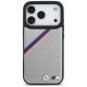 3. Etui BMW M Tricolor Metal Logo MagSafe do iPhone 17 Pro - szare