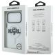 8. Etui Karl Lagerfeld IML Karl Sketch Logo MagSafe do iPhone 17 Pro - przezroczyste