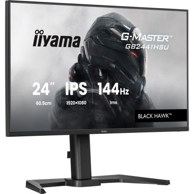 4. MONITOR IIYAMA LED IPS 23,8" GB2441HSU-B1 Black Hawk 144Hz
