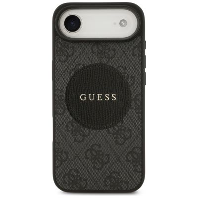 3. Etui Guess 4G Circle Classic Logo MagSafe na iPhone Air - czarne
