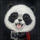 8. Etui Nimmy Big Eyed Pet 2.0 Panda do iPhone 17 - czarne