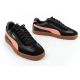 7. Puma buty damskie sportowe CLub II Era sneakersy czarne modne skóra