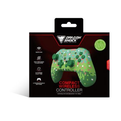 5. Dragonshock PopTop Zielony, Ciemny Zielony, Różowy, Biały Bluetooth Gamepad Analogowa/Cyfrowa Nintendo Switch, PC