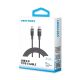 3. Kabel USB-C do USB-C 2.0 PD 3.1 Vention 5A 240W 1m czarny