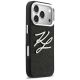 4. Etui Karl Lagerfeld IML Glitter KL Diamond Logo na iPhone 17 Pro - czarne