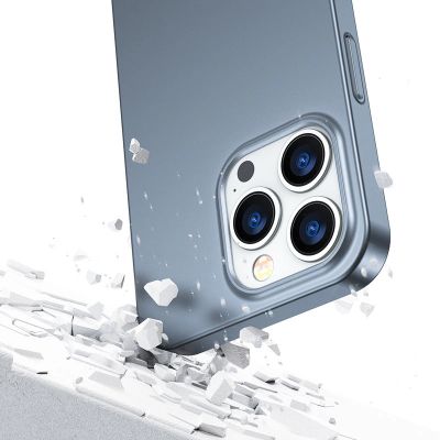 6. Joyroom 360 Full Case etui pokrowiec do iPhone 13 Pro Max obudowa na tył i przód + szkło hartowane szary (JR-BP928 tarnish)