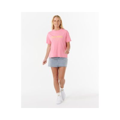 4. Koszulka RIP CURL SURF PUFF RELAXED TEE różowa