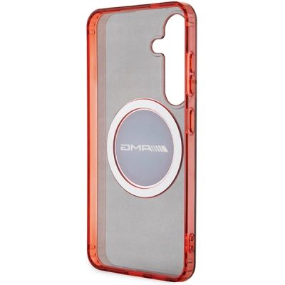 7. Etui AMG Transparent Bicolor MagSafe na Samsung Galaxy S24 - czarne