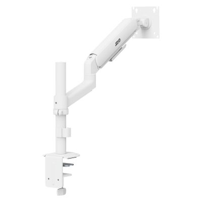 9. ERGO OFFICE UCHWYT / WIESZAK NA MONITOR SPRĘŻYNA GAZOWA, 17"-32", 1-10KG, BIAŁY MAT, MAX. VESA 100X100 ER-691 W