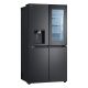 11. Lodówka Side-By-Side LG GMG960EVJE Multi Door 179cm Essence Black Steel czarny mat Total NoFrost podajnik wody