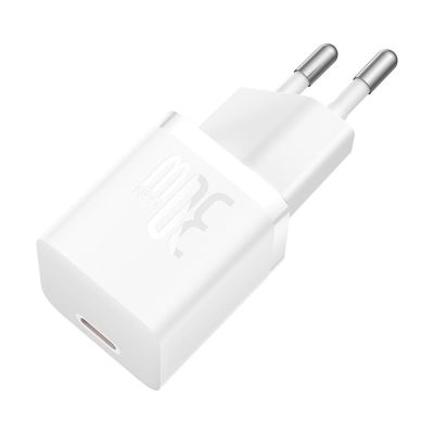 4. Ładowarka sieciowa Baseus GaN5 USB-C 30W z kablem Baseus Dynamic 3 USB-C 100W 1m - biała