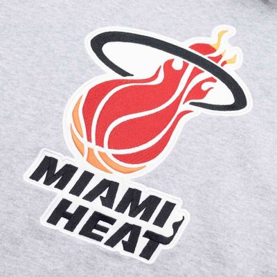 2. Bluza z kapturem Mitchell & Ness Pinnacle Heavyweight Fleece NBA Miami Heat