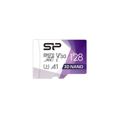 2. Karta pamięci Silicon Power microSDXC Superior Pro 128GB V30 UHS-1 U3 A1 + ADAPTER microSD-SD