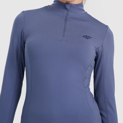 5. Bluza termoaktywna damska 4F F098 denim 4FWAW25UBRUF098 32S