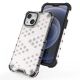 8. Honeycomb etui pancerny pokrowiec z żelową ramką iPhone 13 mini zielony