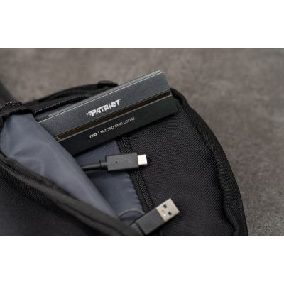 10. Patriot TXD obudowa USB3.2 do SSD M.2 NVMe 1.3, do 8TB - Aluminium