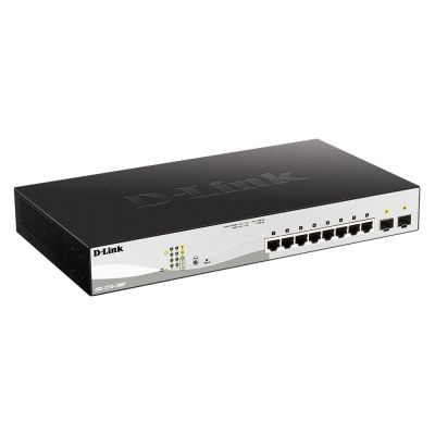 2. D-Link DGS-1210-10MP Zarządzany L2 Gigabit Ethernet (10/100/1000) Obsługa PoE Czarny, Szary