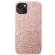 3. Etui Guess Glitter Script na iPhone 14 Plus - różowe