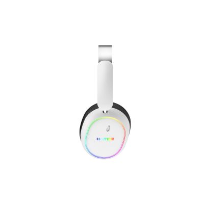 8. Słuchawki dla graczy Hator Phoenix 2 Wireless bezprzewodowe białe