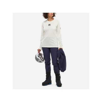 2. Koszulka damska MILLET Trilogy Wool Ts Ls W beżowa