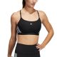 12. Stanik sportowy adidas Aeroreact Training Light-Support 3-Stripes Bra W HC7862