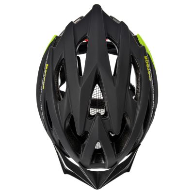2. Kask rowerowy Meteor MV29 Drizzle XL 61-63 cm czarny/neonowy zielony
