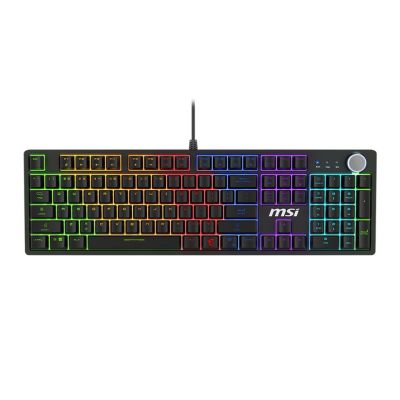 6. Klawiatura MSI FORGE GK320 RED Gaming USB QWERTY Angielski Czarny