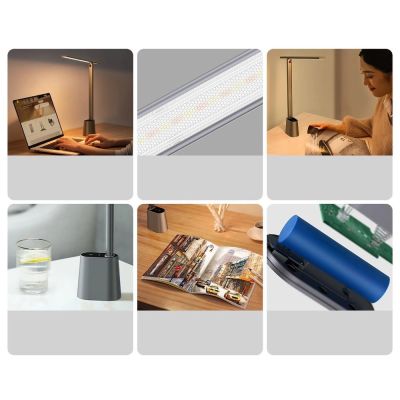 17. Baseus Smart Eye bezprzewodowa biurkowa lampka LED z akumulatorem 2200 mAh szary (DGZG-0G)