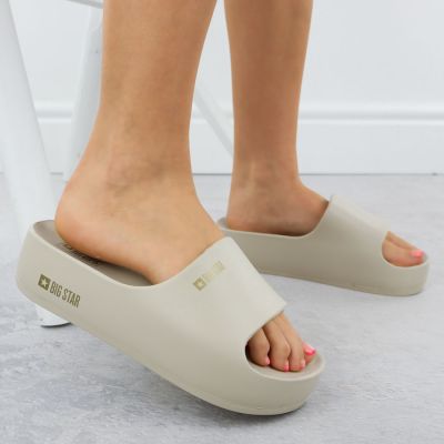 6. Klapki na platformie Big Star W SS274722 INT2155B