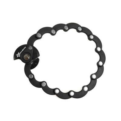 3. Zapięcie rowerowe Rockbros WL798 składane U-lock - czarne