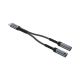 5. UNITEK ADAPTER AUDIO I ŁADOWANIA PD 2XUSB-C 15CM