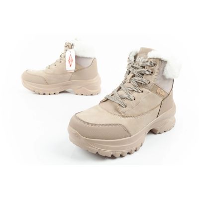 8. Lee Cooper buty sportowe damskie zimowe trekkingowe Lee Cooper ocieplane beżowe