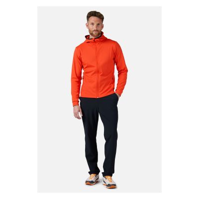 2. Bluza męska ROSSIGNOL Mid Layer Thin Fz pomarańczowa