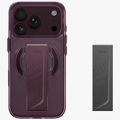 2. Etui UNIQ Heldro Air Magclick Charging na iPhone 18 Pro / 17 Pro - burgundowe