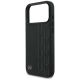 6. Etui Mercedes Leather Laurel Leaves MagSafe na iPhone 17 Pro Max - czarne